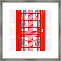 Thoroughly British Flair - Classic Phone Booth Framed Print