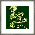 Thoughts And Colors Series Snake Framed Print