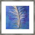 Three Feathers Triptych-right Panel Framed Print