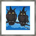 Three Owlwitches Framed Print