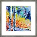 Three Trees Framed Print