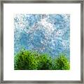 Three Trees With Clouds Original Framed Print
