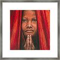 Tibetan Prayer Framed Print