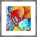 Tickle My Fancy Original Whimsical Painting Framed Print