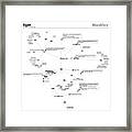 Tiger Semantic Tree Framed Print