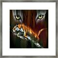 Tiger, Tiger Burning Bright Framed Print