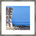 Tikis In Paradise Framed Print