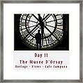 Time At The Musee D'orsay Cover Art Framed Print
