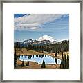 Tipsoo Lake And Rainier Framed Print