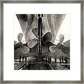 Titanic's Propellers Framed Print
