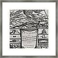 Title Page To Leviathan Or The Matter Framed Print
