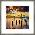 Titlow Beach Sunset Framed Print