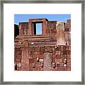 Tiwanaku, La Paz, Bolivia Framed Print