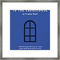 To The Lighthouse By Virginia Woolf Greatest Books Ever Series 022 Framed Print
