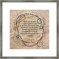 Togetherness Framed Print