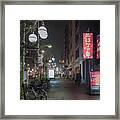 Tokyo Streets, Asakusa, Japan Framed Print