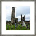 Tombstones And Towers Framed Print