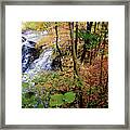 Top Of The Falls Framed Print