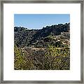 Topanga Canyon Trail Framed Print