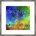 Toronto - Cityscape Framed Print