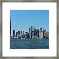Toronto Cityscape Framed Print