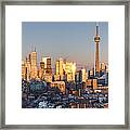 Toronto Panoramic View Framed Print