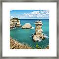 Torre Di S.andrea - Puglia, Italy - Seascape Photography Framed Print