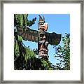 Totem Pole Framed Print