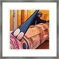 Totem Pole Maker Framed Print