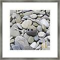 Toting Rocks - In The Eyes Of The Beholder Framed Print