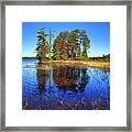 Touch Of Fall On Raquette Lake Framed Print