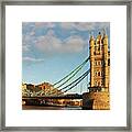 Tower Bridge North Bank Framed Print