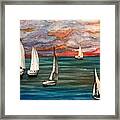 Toy Boats X's 5 Framed Print