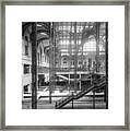 Track Level And Concourses Pennsylvania Station New York Framed Print