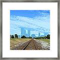 Tracks To Tulsey Town Framed Print