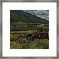 Tractor From Swan Valley Framed Print