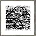 Train Tracks Into The Horizon Framed Print
