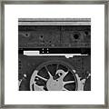 Train Wheel Framed Print
