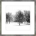 Tranquil Snowfall Framed Print