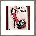 Tres Chic By Madart Framed Print