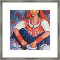 Tribal Beauty Of Kutch Framed Print