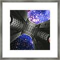 Triumph On A Cosmic Scale Iv - Arc De Triomphe Framed Print