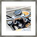 Triumph Scrambler Abstract Framed Print