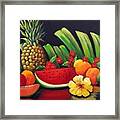 Tropical Fruit Framed Print