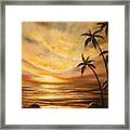 Tropical Sunset 64 Framed Print