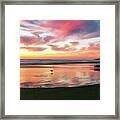 Tropical Sunset Island Bliss Seascape C8 Framed Print