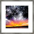 Tropical Sunset Framed Print