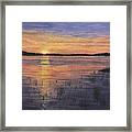 Trout Lake Sunset Ii Framed Print