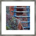 Tsankawi Ladder Framed Print