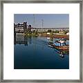 Tug Boat Passing By Framed Print